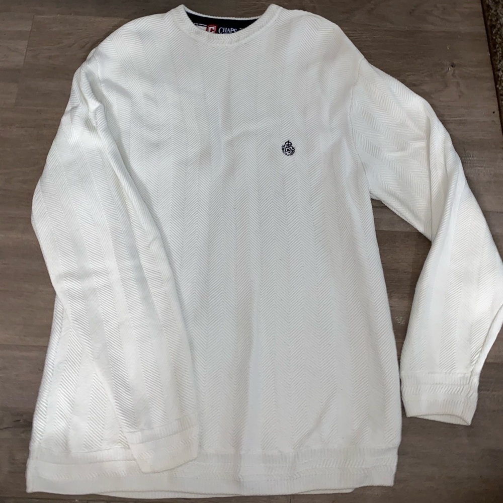 Chaps white sweater